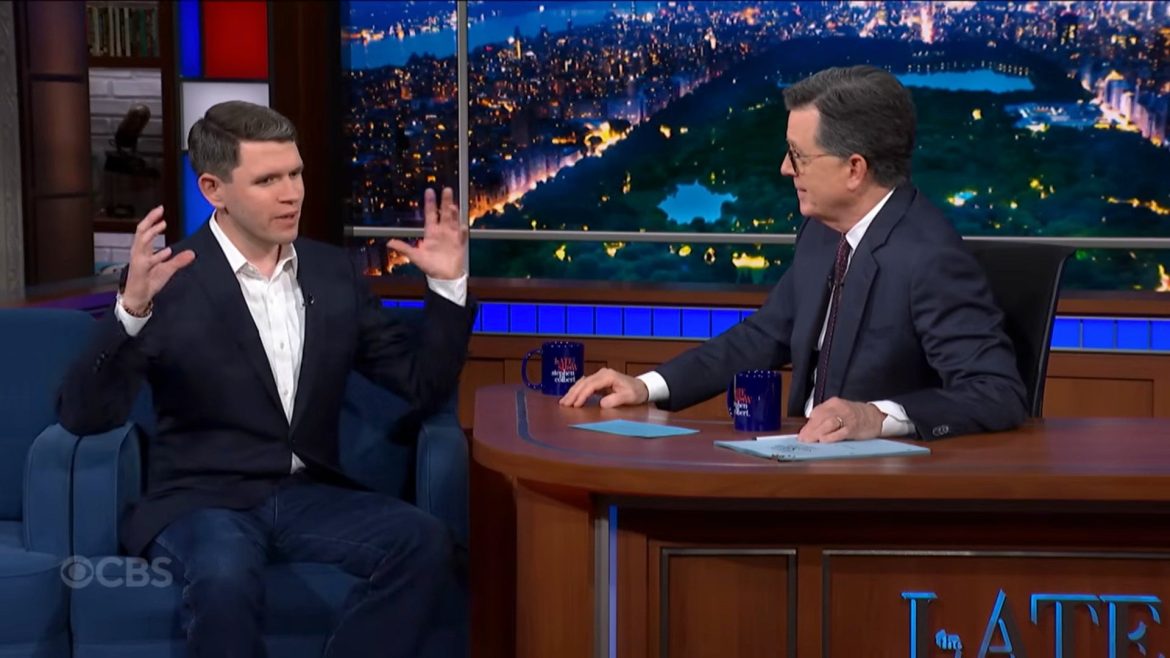 Stephen Colbert says network lawyers pulled James Talarico interview over FCC equal time fears