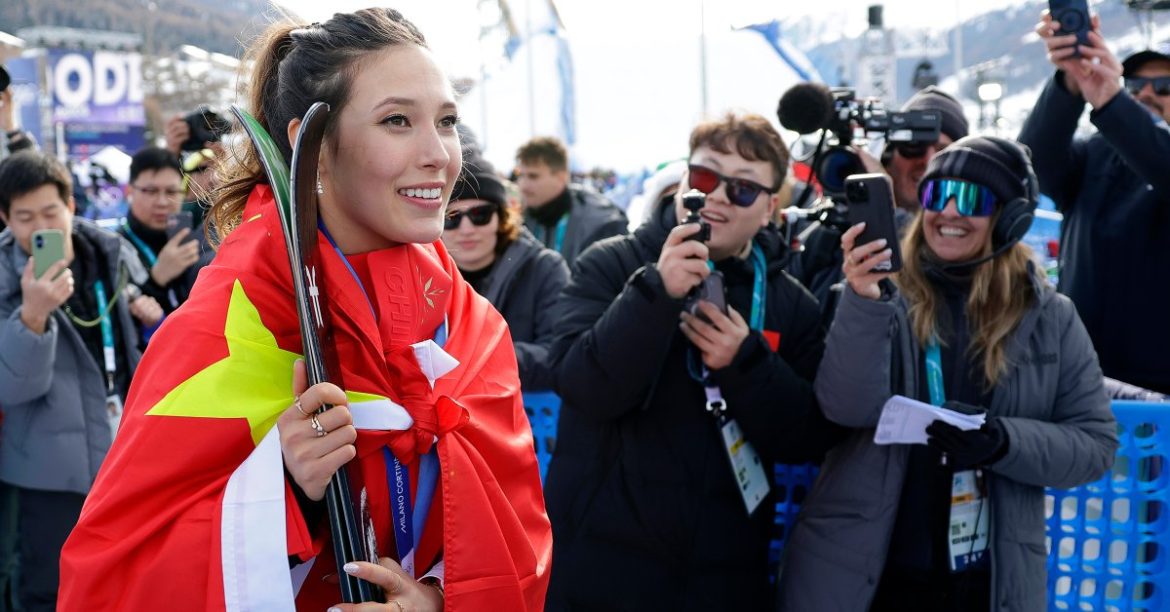 Eileen Gu Takes Home Olympic Silver After the ‘Best Slopestyle Run’ She’s Ever Done